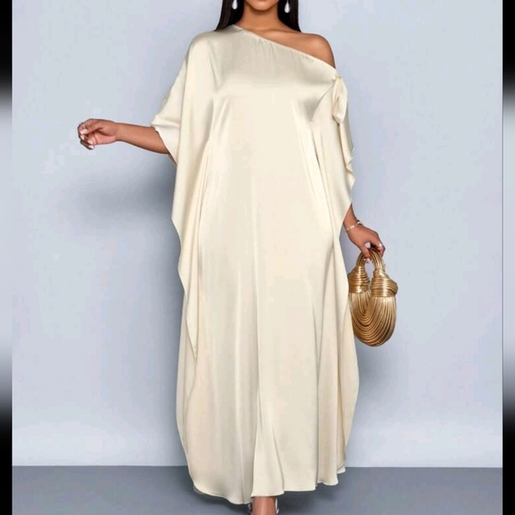 Spring And Summer Women's Clothing Elegant Commuting Sexy Oblique Shoulder - Picture 1 of 4